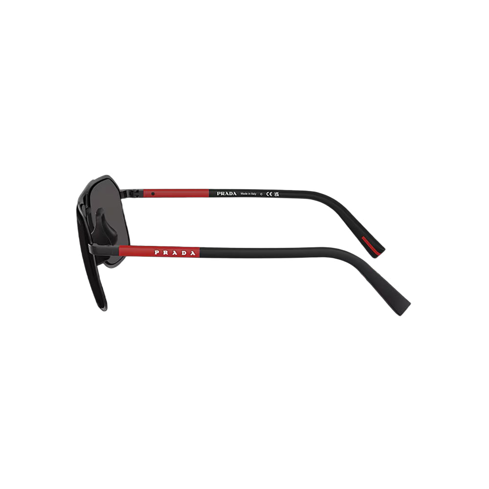 Prada VPS 51S glasses in black, side view