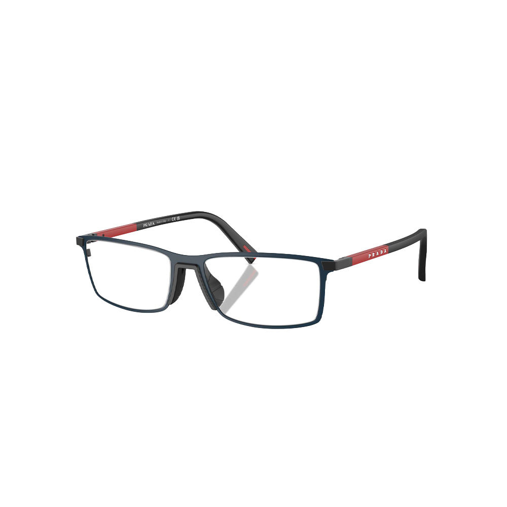 Prada VPS 53Q glasses in black, 45° view