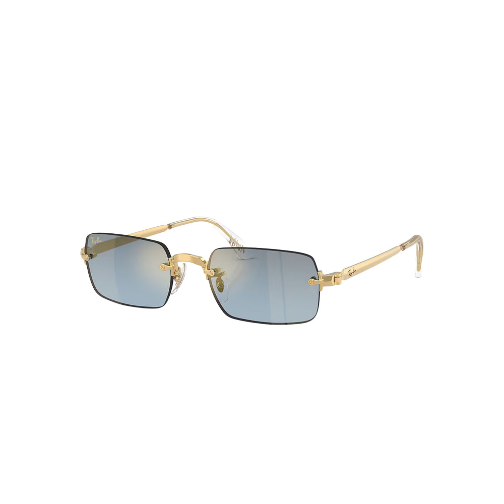 Ray-Ban RB 3928 sunglasses in gold, 45° view