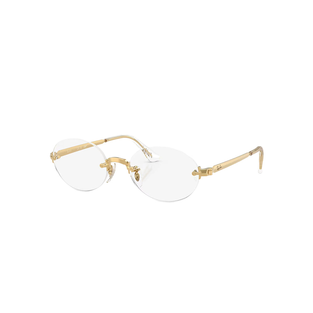 Ray-Ban RB 3929V glasses in gold, 45° view