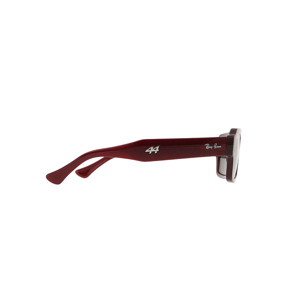 Ray-Ban RB 4454M sunglasses in red, side view