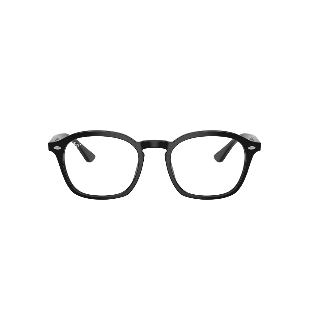 Ray-Ban RB 5451 glasses in black, front view