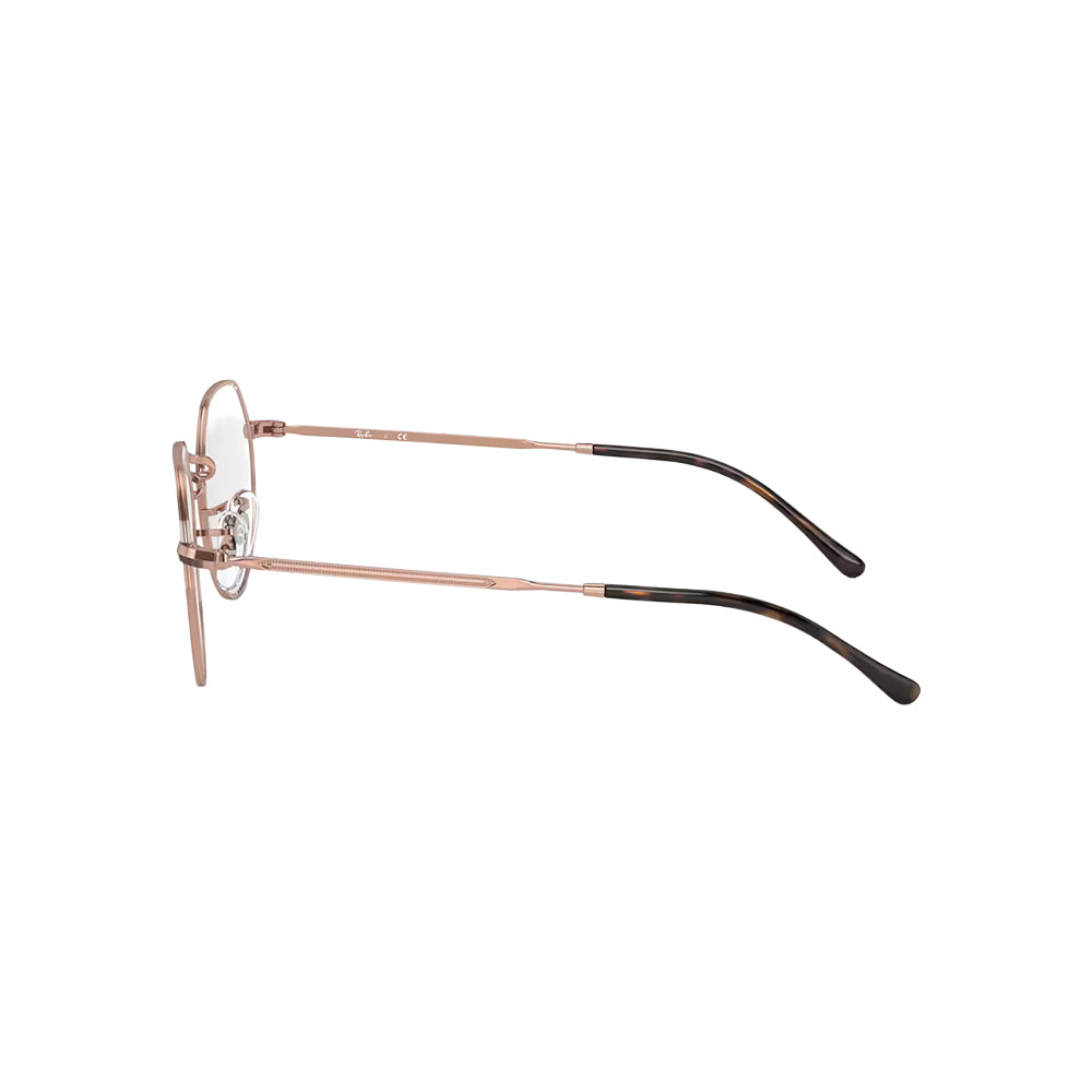 Ray-Ban RB 6465 glasses in gold, side view