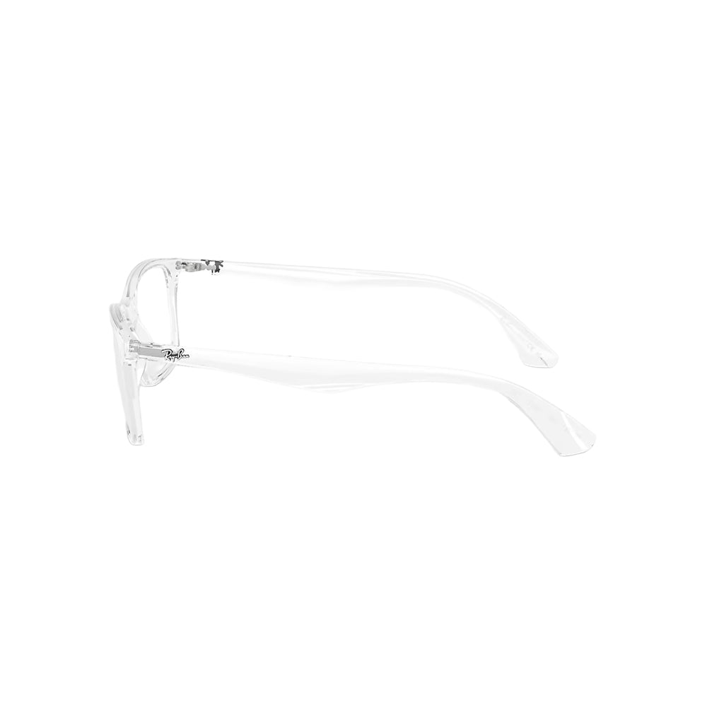 Ray-Ban RB 7047 glasses in white, side view
