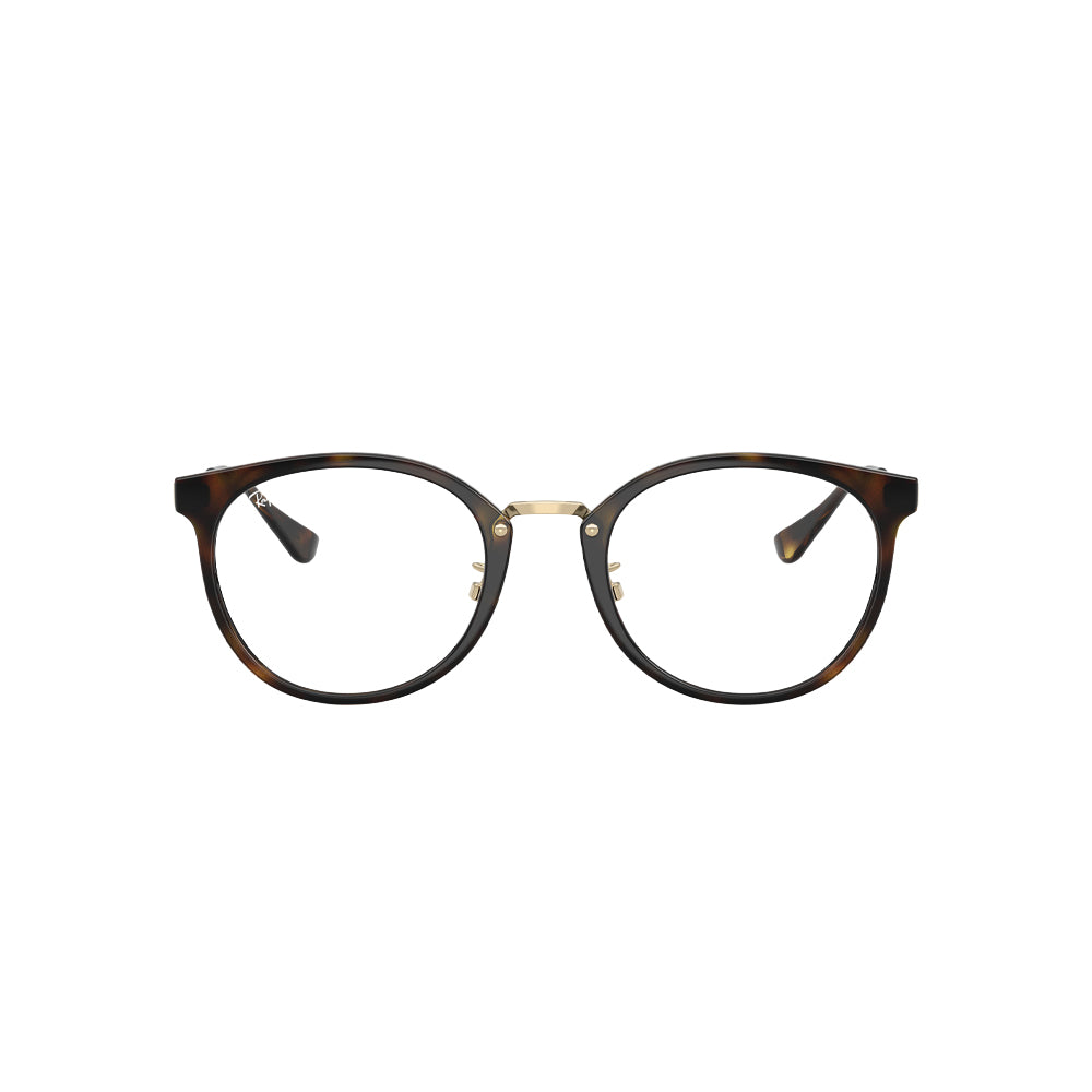 Ray-Ban RB 7266D glasses in havana, front view