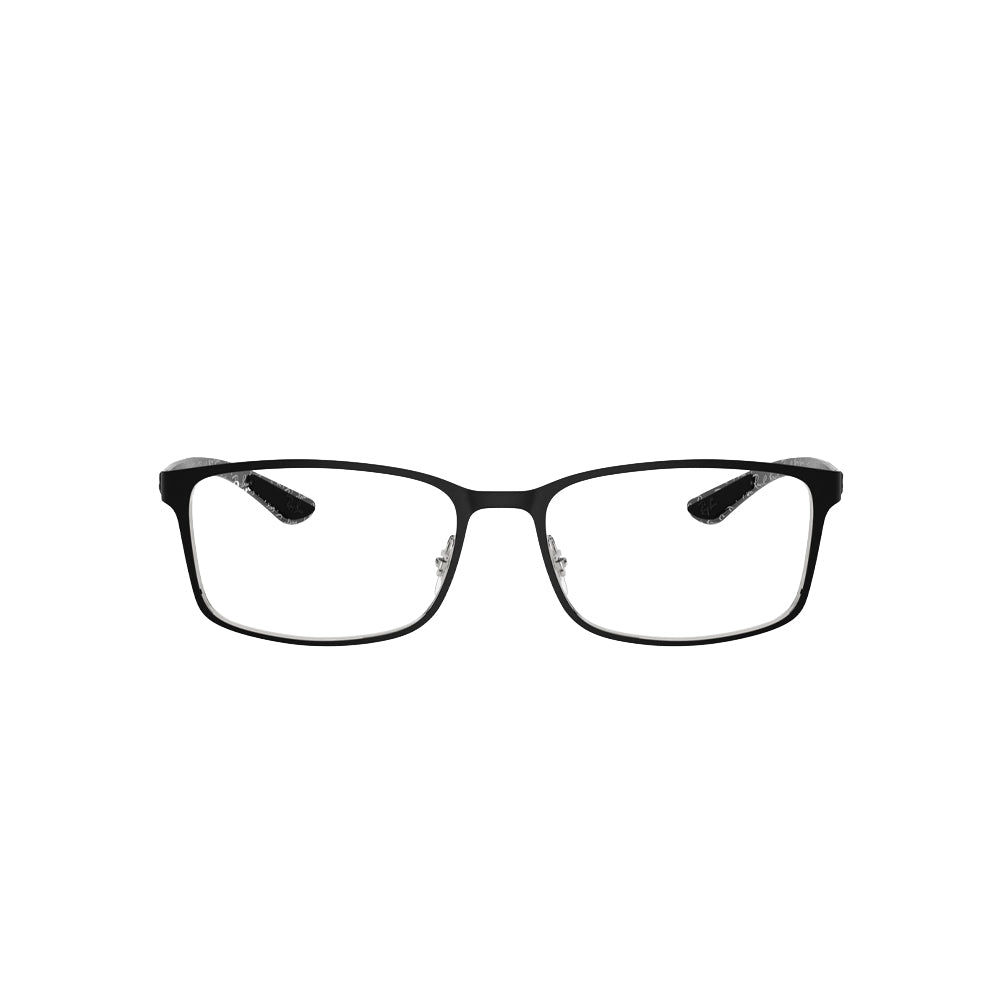 Ray-Ban RB 8424 glasses in black, front view