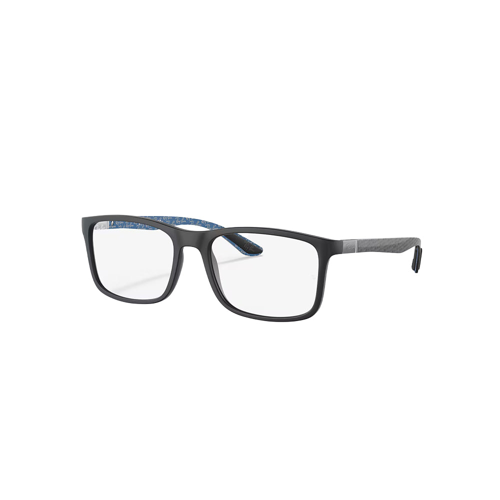 Ray-Ban RB 8908 glasses in black, 45° view