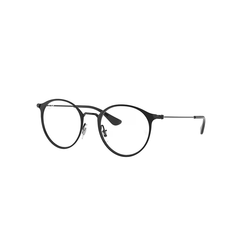 Ray-Ban RB1053 glasses in black, 45° view