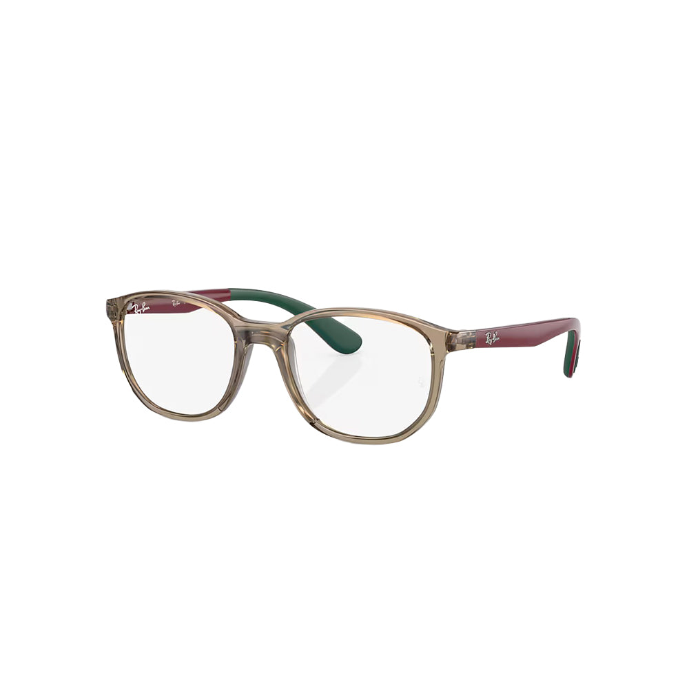 Ray-Ban RB1619 glasses in red, 45° view