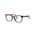 Ray-Ban RB1631 glasses in black, 45° view
