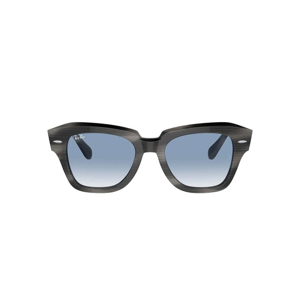 Ray-Ban RB2186 sunglasses in grey, front view