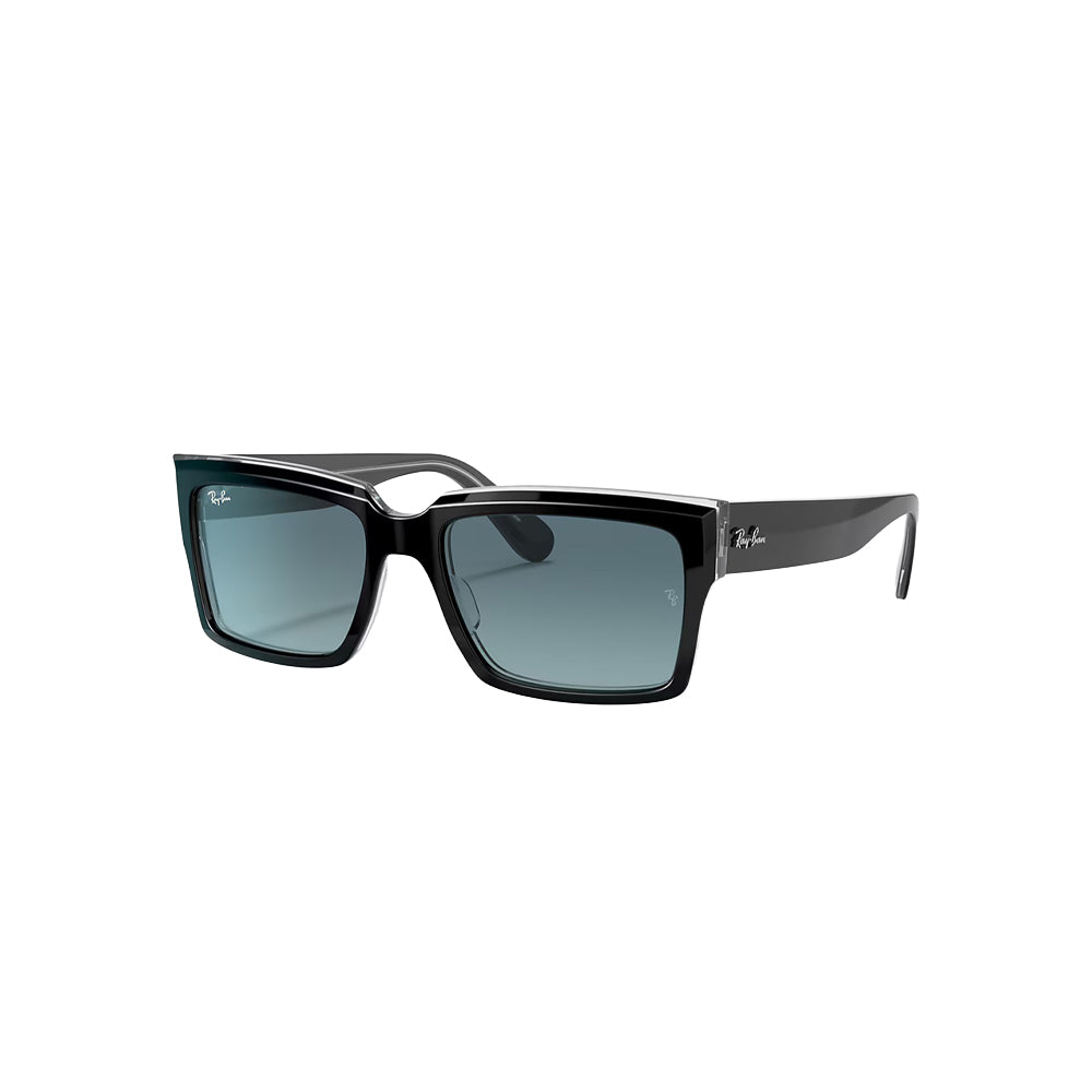 Ray-Ban RB2191 sunglasses in black, 45° view