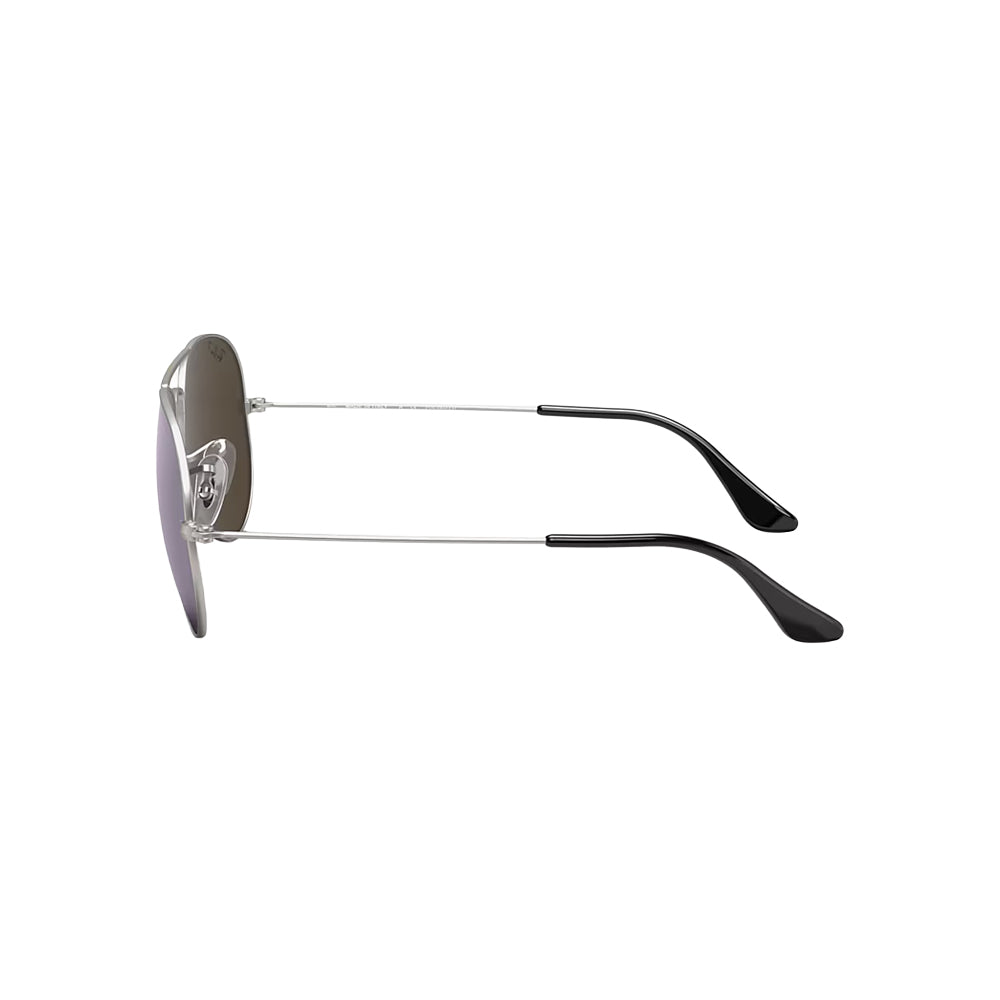 Ray-Ban RB3025 sunglasses in black, side view