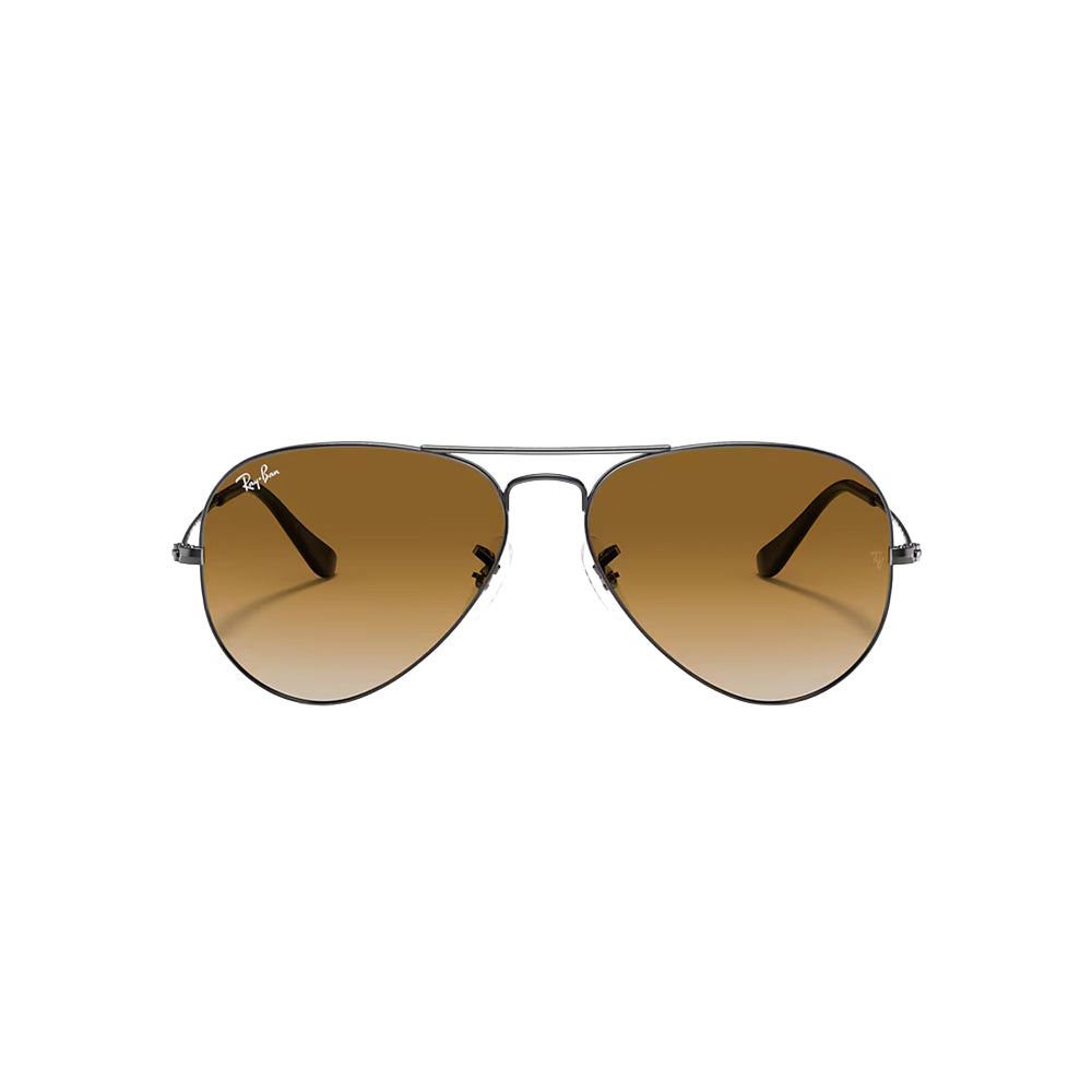 Ray-Ban RB3025 sunglasses in silver, front view