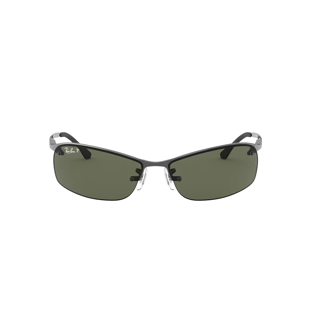 Ray-Ban RB3183 sunglasses in black, front view