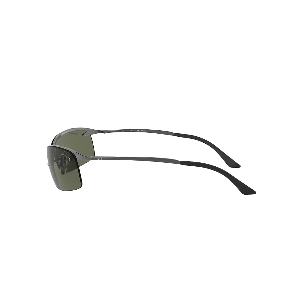 Ray-Ban RB3183 sunglasses in black, side view