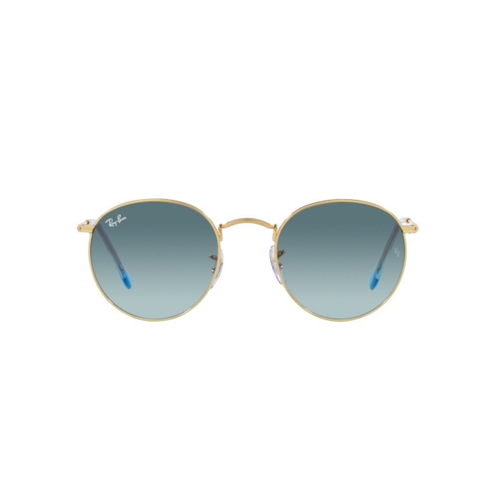 Ray-Ban RB3447 sunglasses in gold, front view