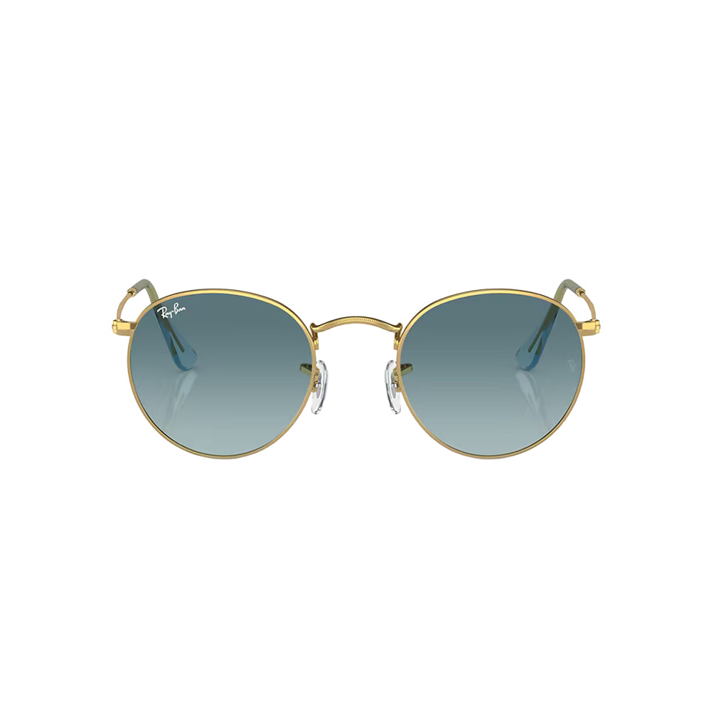Ray-Ban RB3447 sunglasses in gold, front view