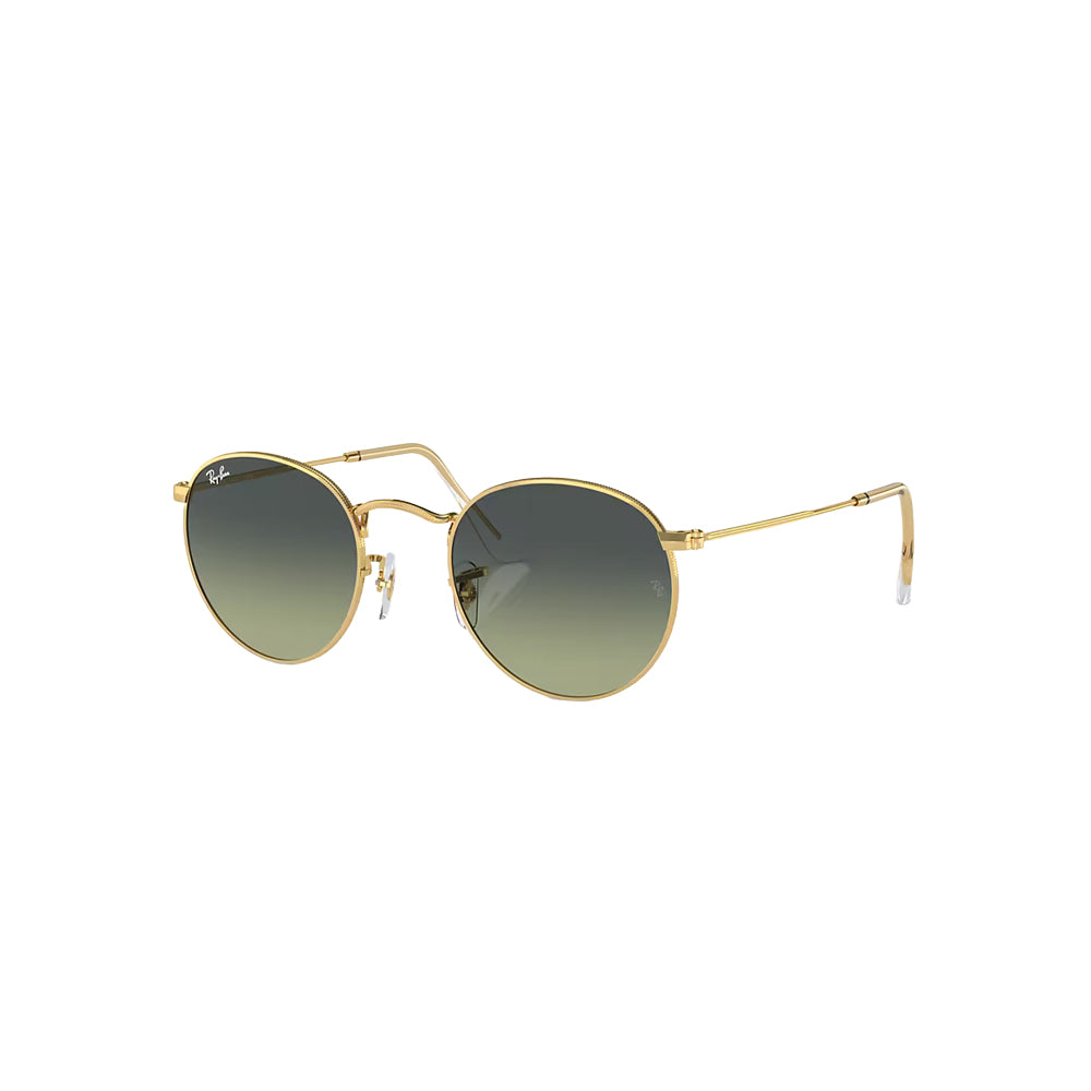 Ray-Ban RB3447 sunglasses in gold, 45° view