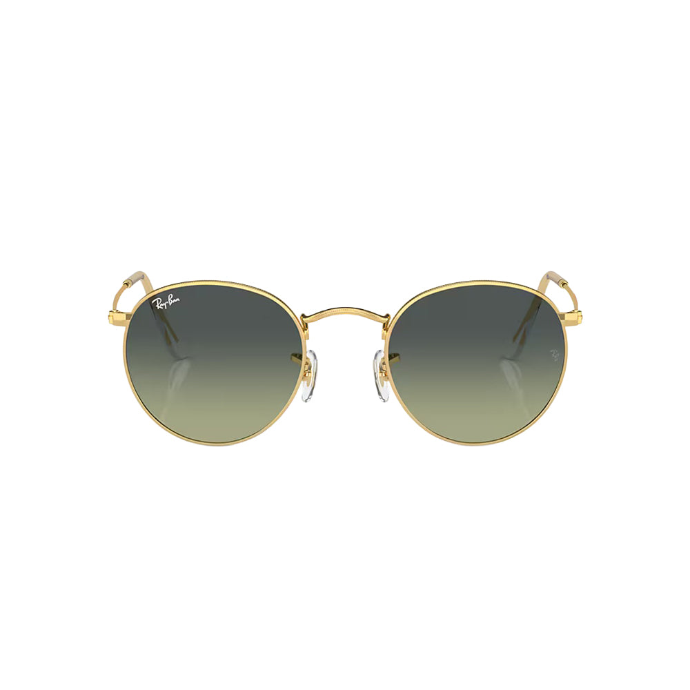 Ray-Ban RB3447 sunglasses in gold, front view