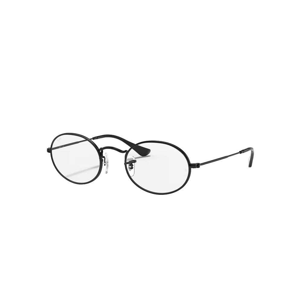 Ray-Ban RB3547V glasses in black, 45° view