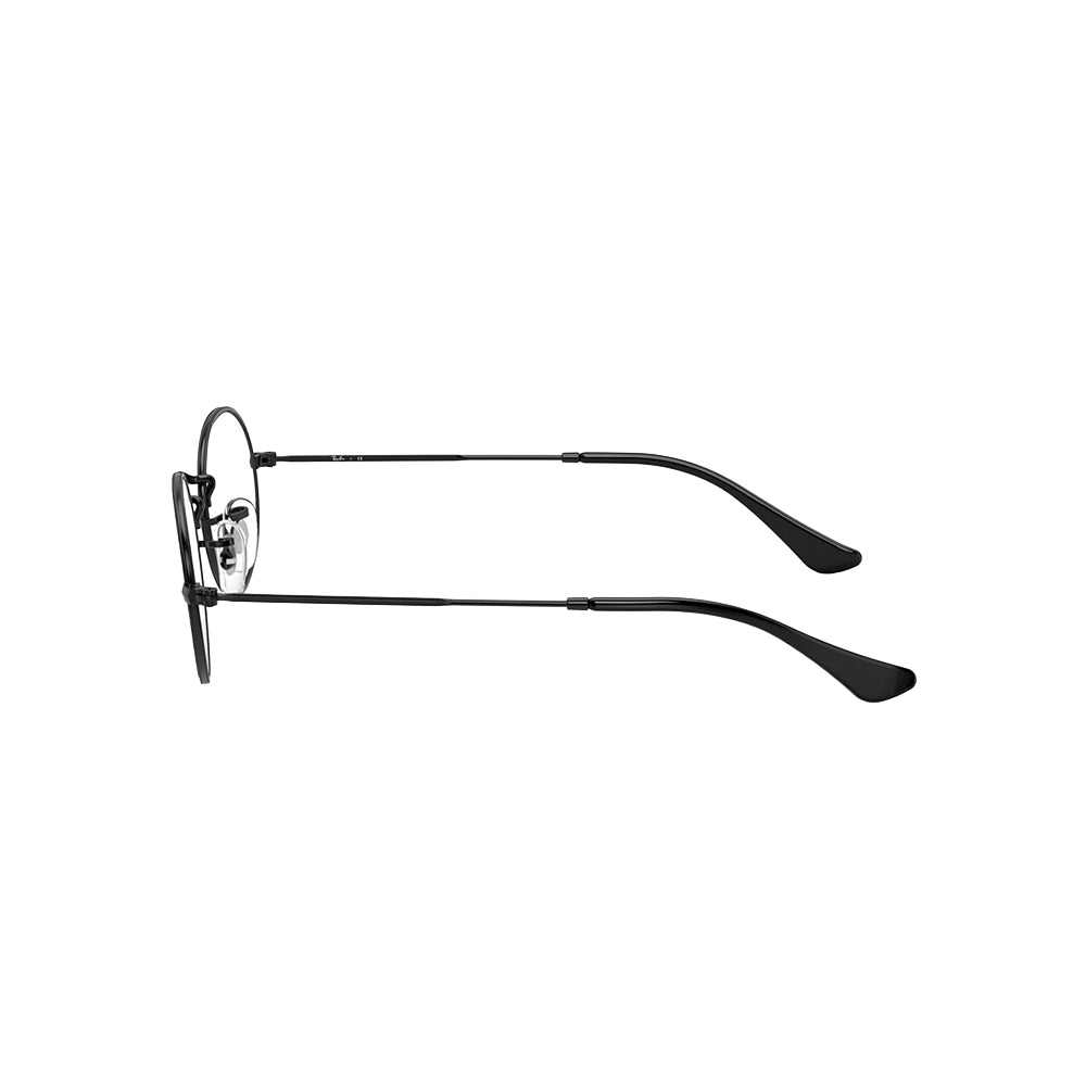 Ray-Ban RB3547V glasses in black, side view