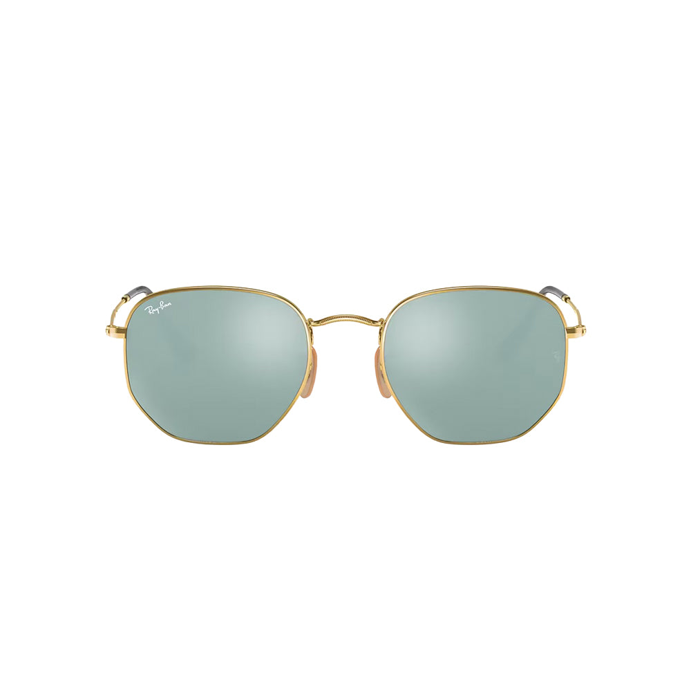 Ray-Ban RB3548-N sunglasses in gold, front view