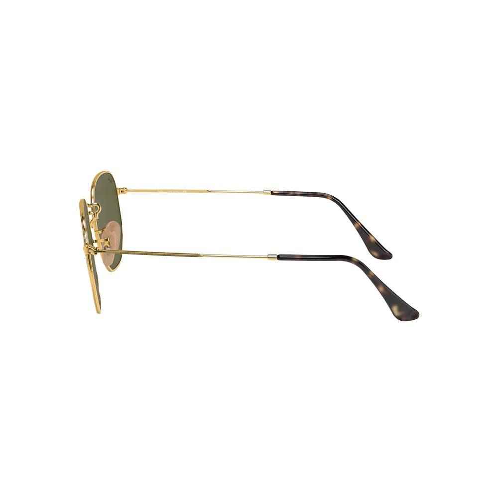 Ray-Ban RB3548-N sunglasses in gold, side view