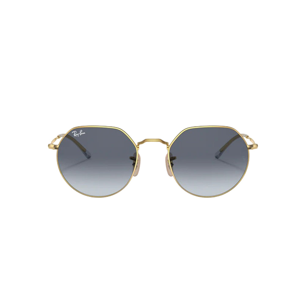 Ray-Ban RB3565 sunglasses in gold, front view