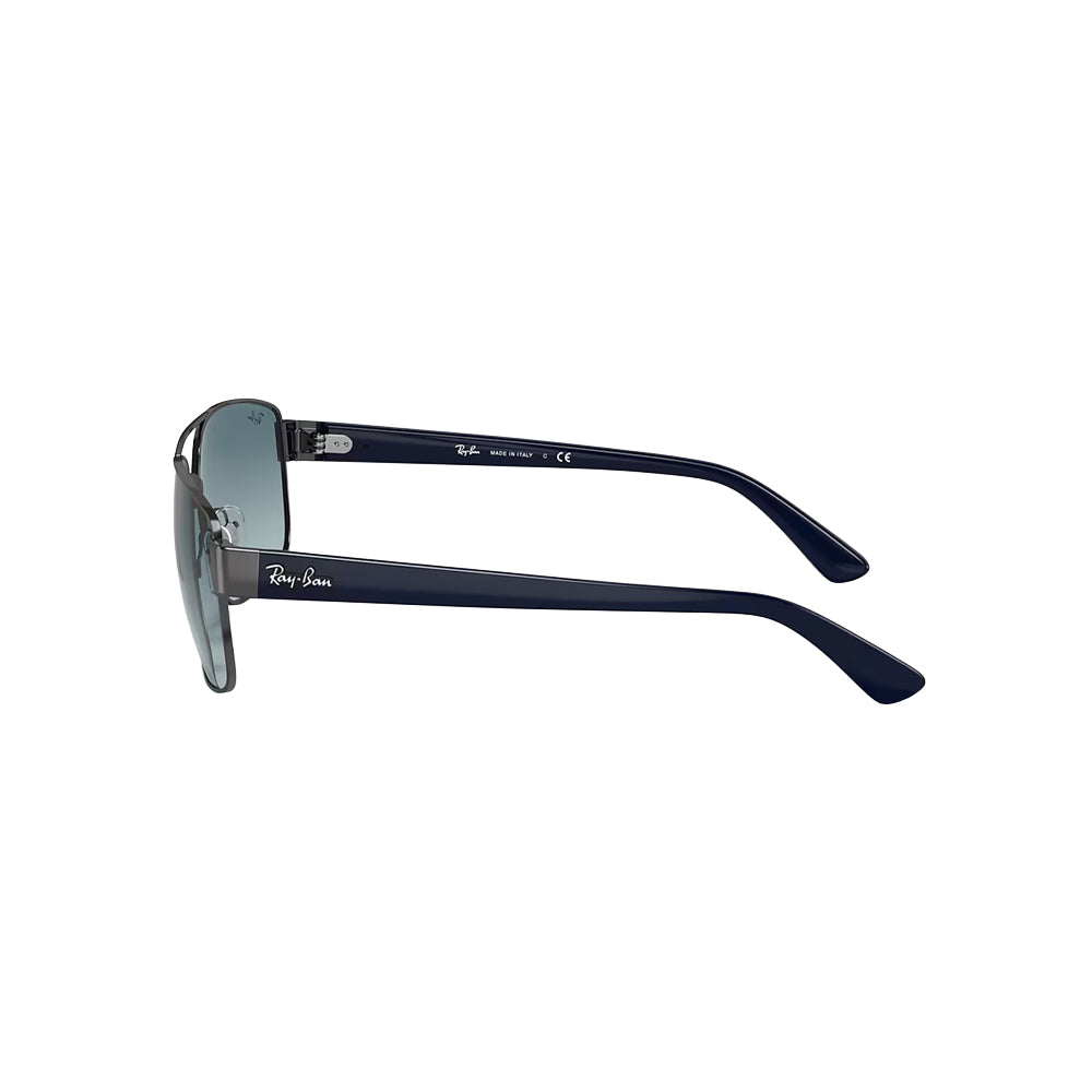 Ray-Ban RB3663 sunglasses in black, side view