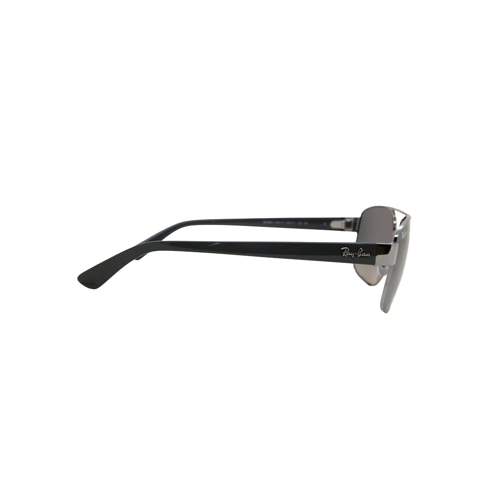 Ray-Ban RB3663 sunglasses in grey, side view