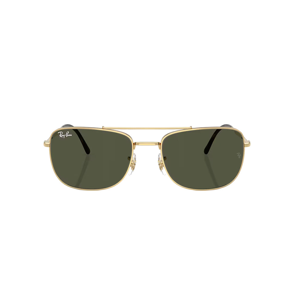 Ray-Ban RB3755 sunglasses in gold, front view