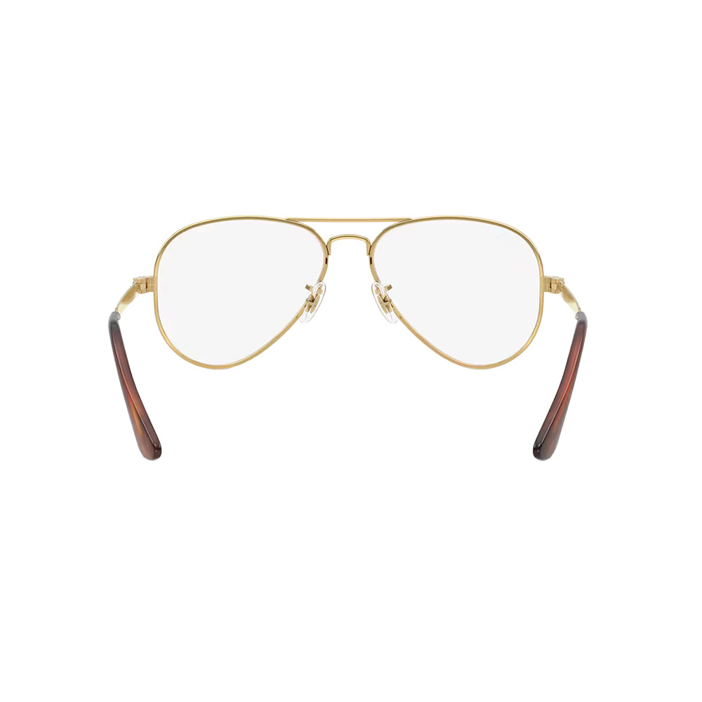 Ray-Ban RB3925V glasses in gold, front view