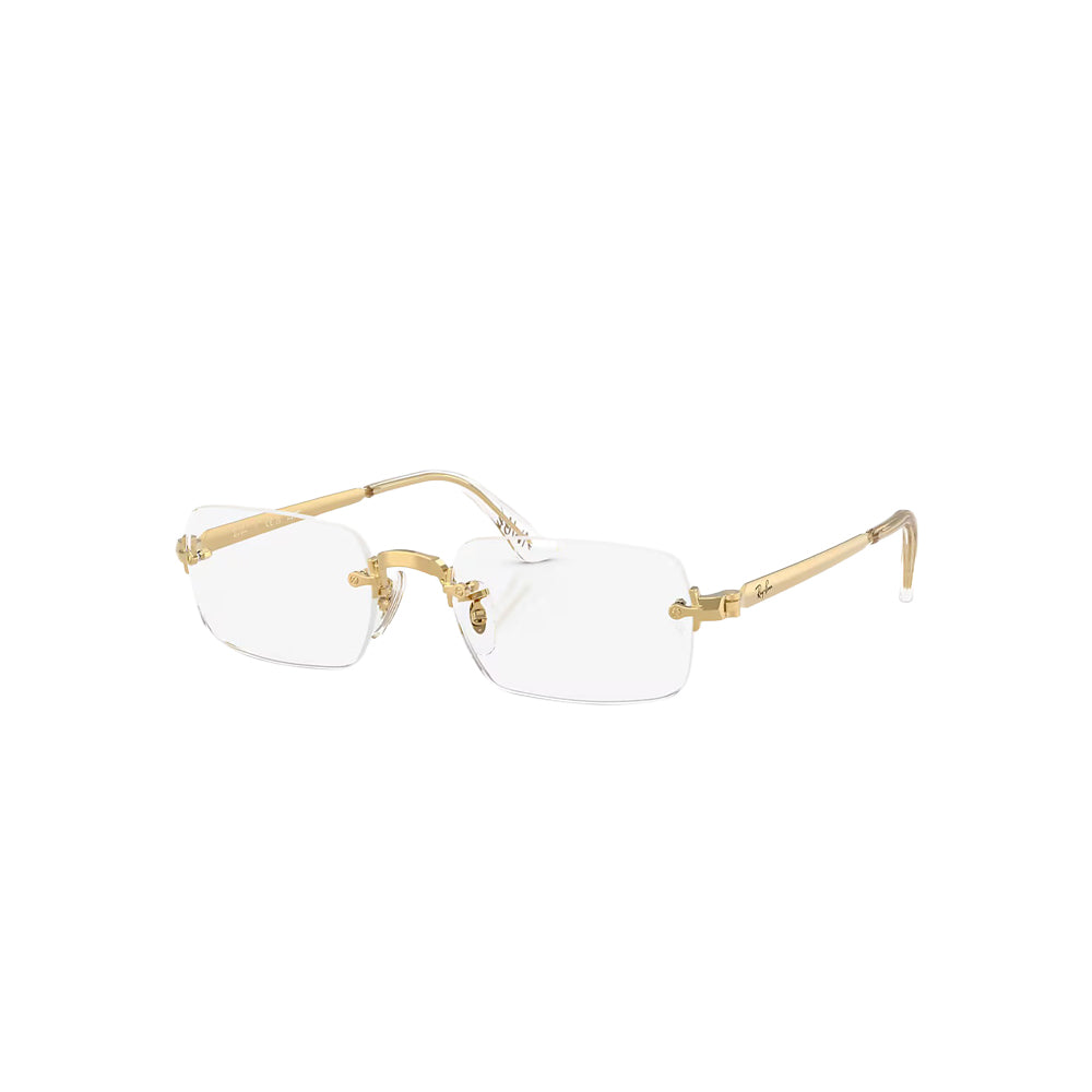 Ray-Ban RB3928V glasses in gold, 45° view