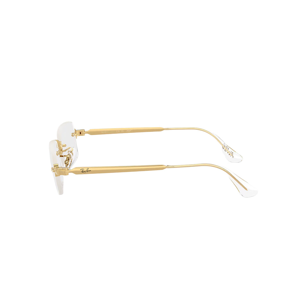 Ray-Ban RB3928V glasses in gold, side view