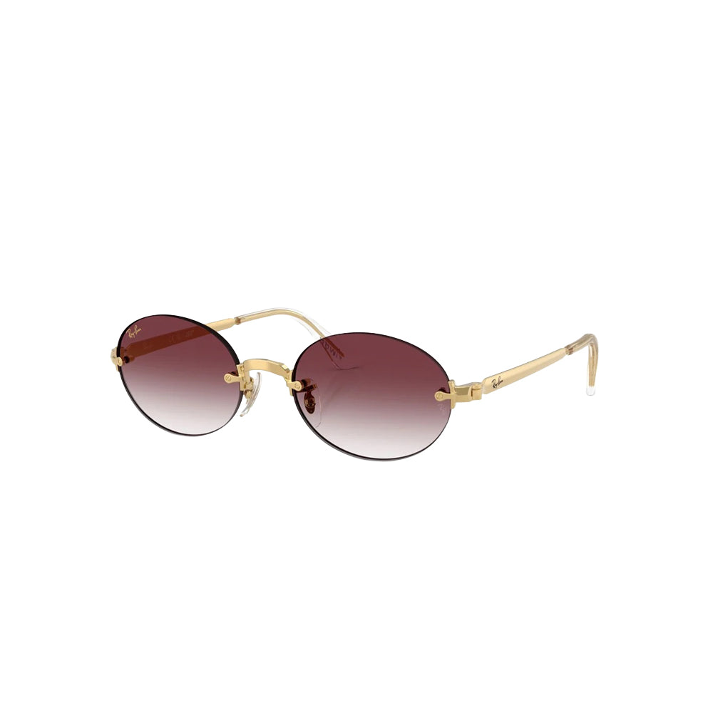 Ray-Ban RB3929 sunglasses in gold, 45° view