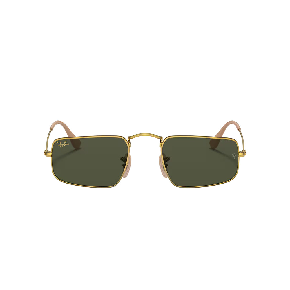 Ray-Ban RB3957 sunglasses in gold, front view