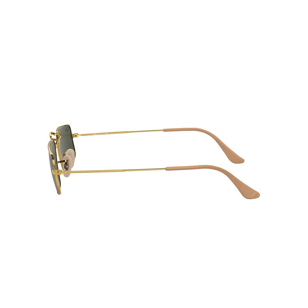Ray-Ban RB3957 sunglasses in gold, side view