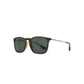 Ray-Ban RB4187 sunglasses in havana, 45° view