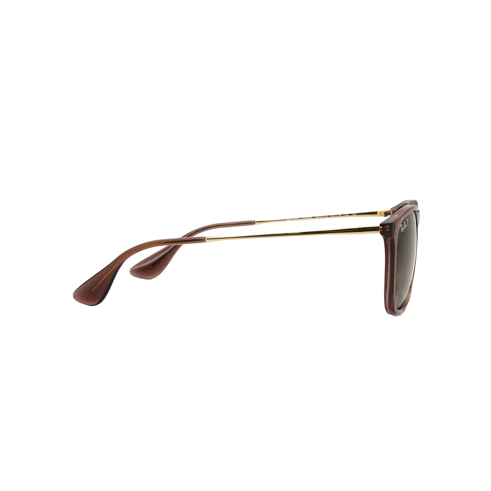 Ray-Ban RB4187 sunglasses in red, side view
