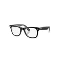 Ray-Ban RB4340V glasses in black, 45° view