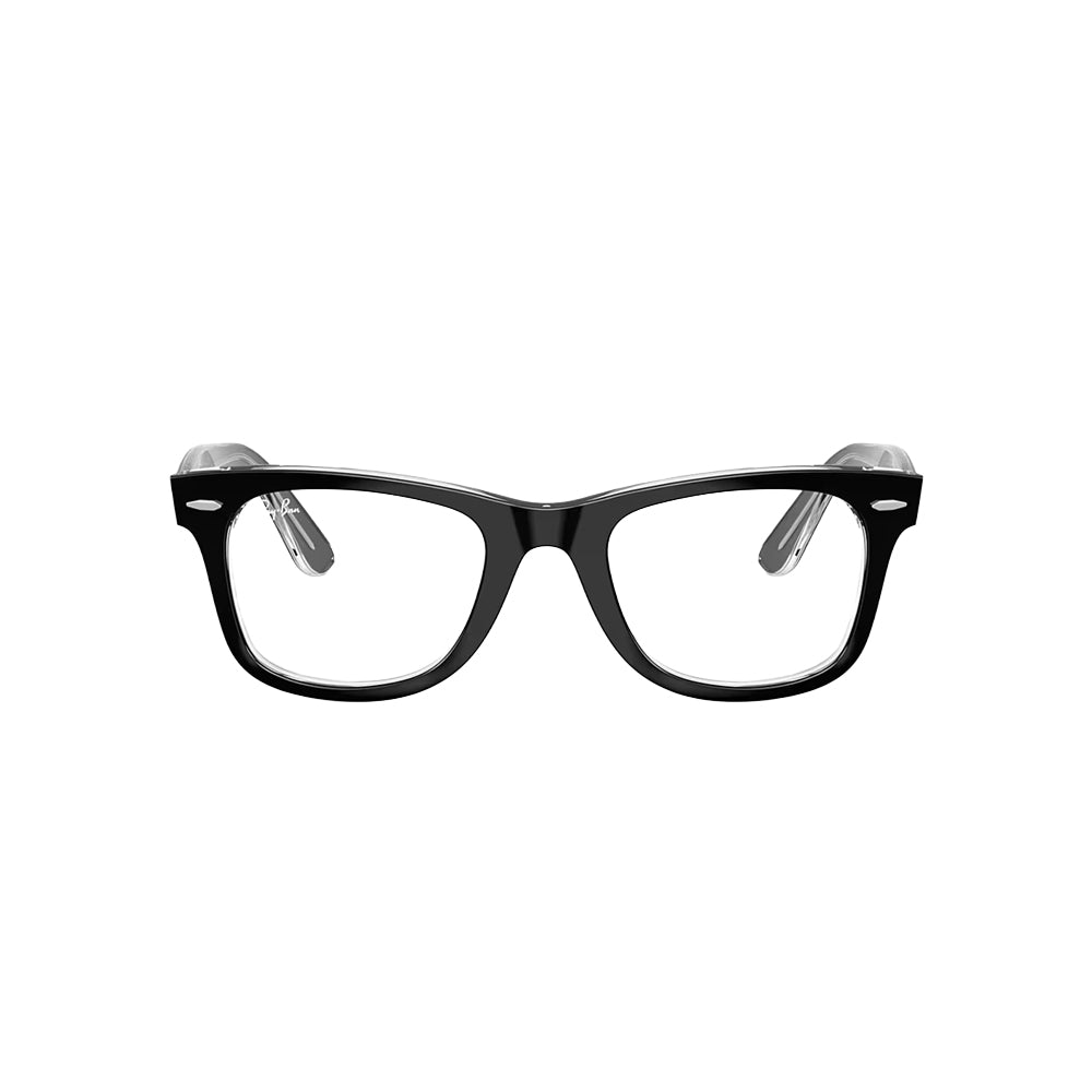 Ray-Ban RB4340V glasses in black, front view