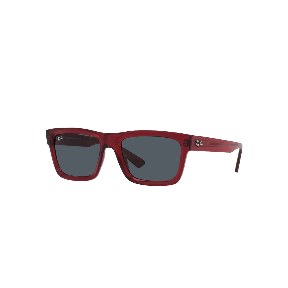 Ray-Ban RB4396 sunglasses in red, 45° view