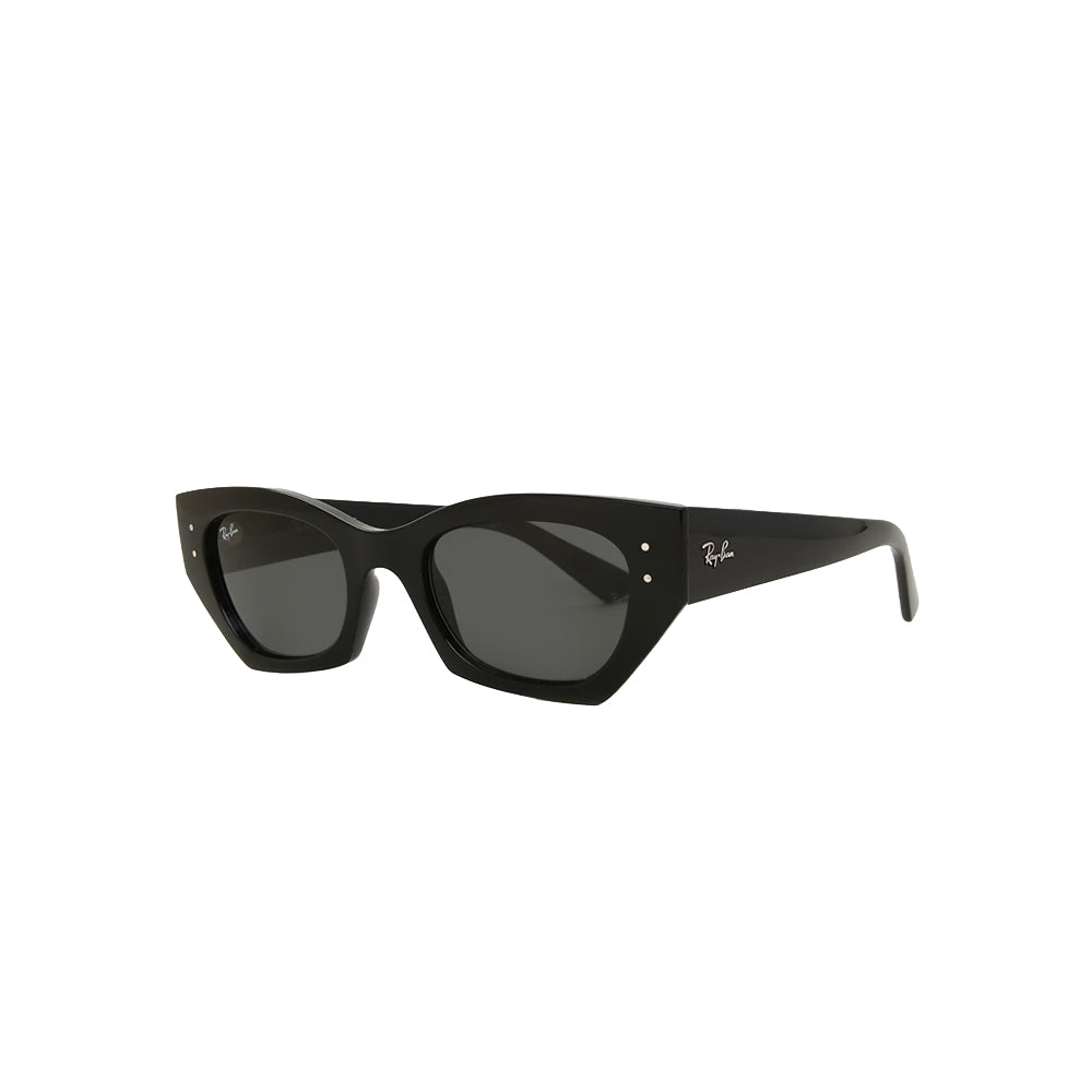 Ray-Ban RB4430 sunglasses in black, 45° view