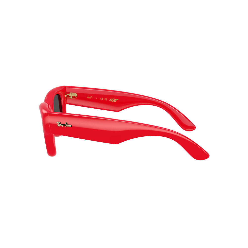 Ray-Ban RB4940 sunglasses in red, side view