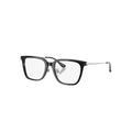 Ray-Ban RB5442D glasses in black, 45° view