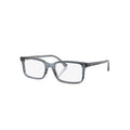 Ray-Ban RB5445 glasses in grey, 45° view