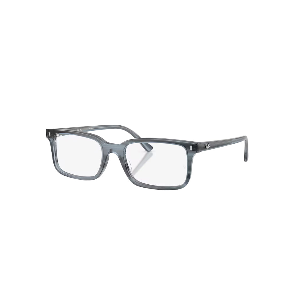 Ray-Ban RB5445 glasses in grey, 45° view