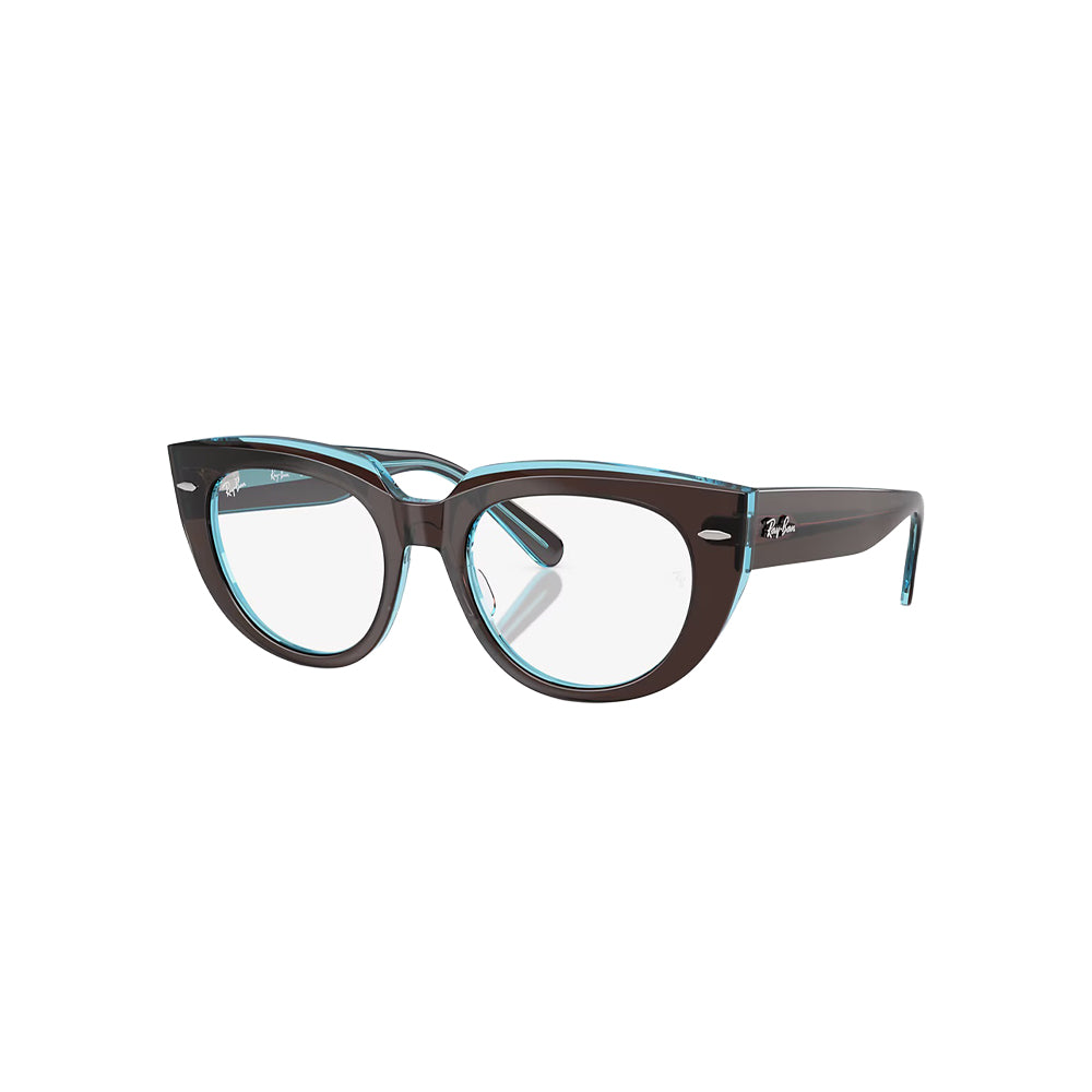 Ray-Ban RB5586 glasses in black, 45° view