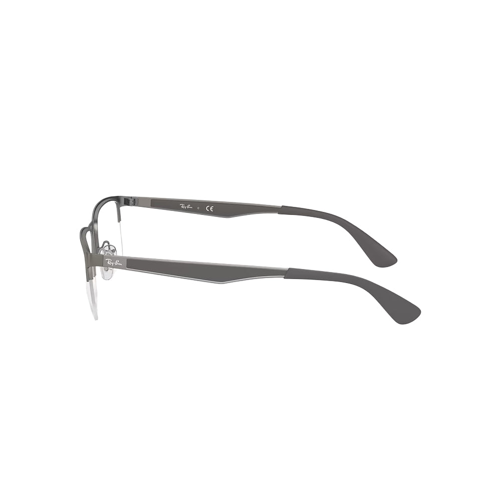 Ray-Ban RB6335 glasses in grey, side view